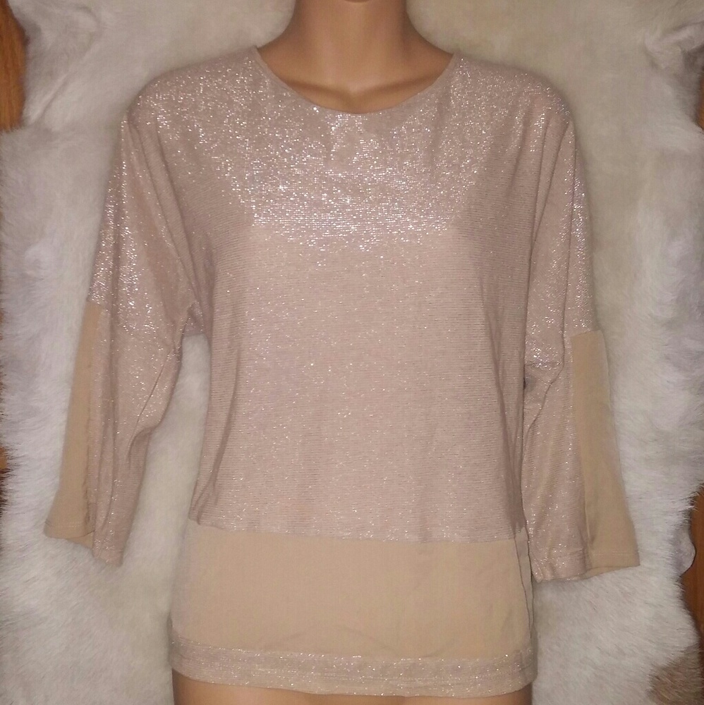Women's lightweight shimmer blouse
